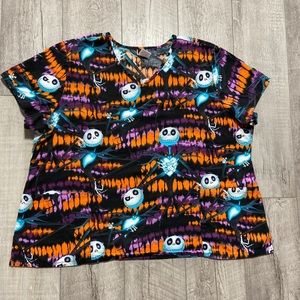 Disney’s A Nightmare Before Christmas 3XL Scrub Top